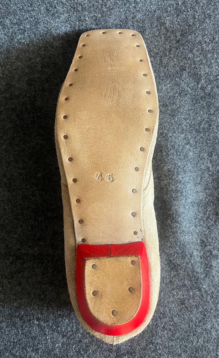 Shoe late 17th and early 18th century