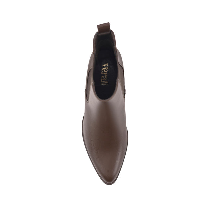 Abbie Chelsea Ankle Boots - Chocolate Brown