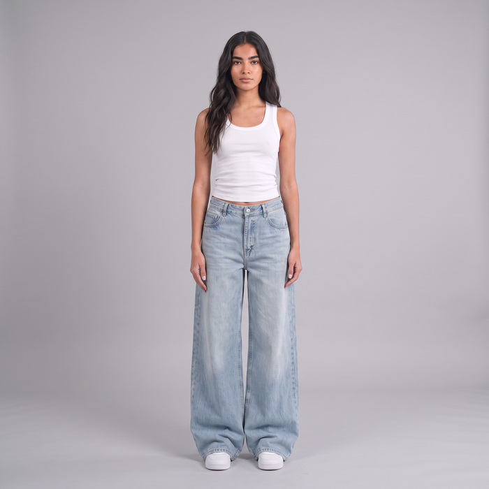 Eighties Wide Leg Jeans
