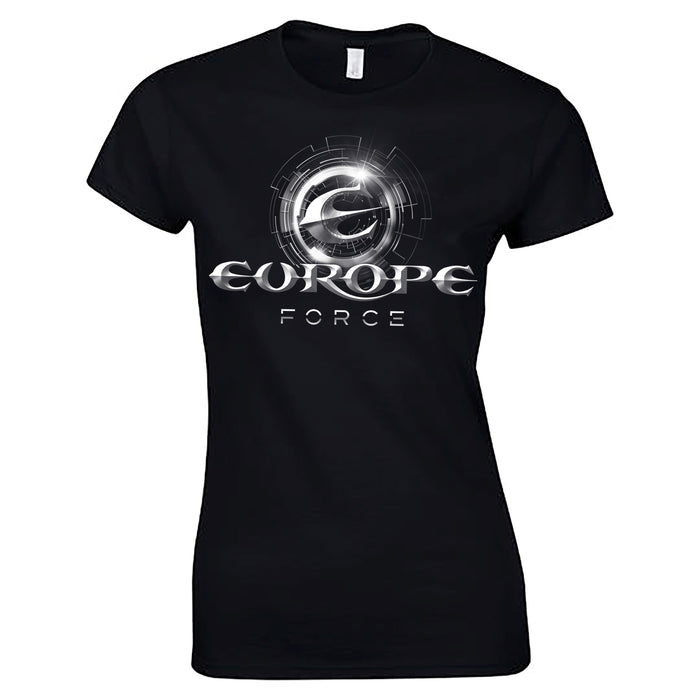 Europe Force Ladies T-Shirt Black