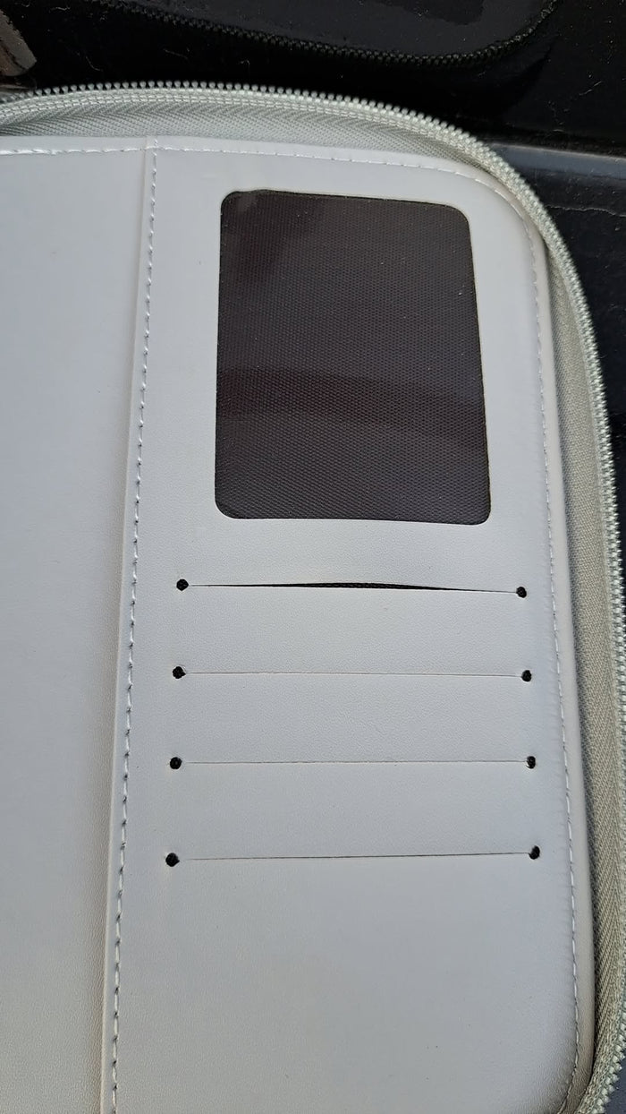 Faux Plastic Cowhide Hand Clutch