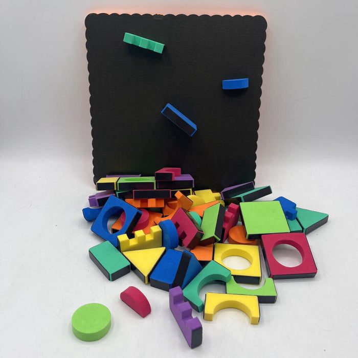 Foam Magnetic Shapes Puzzle Board
