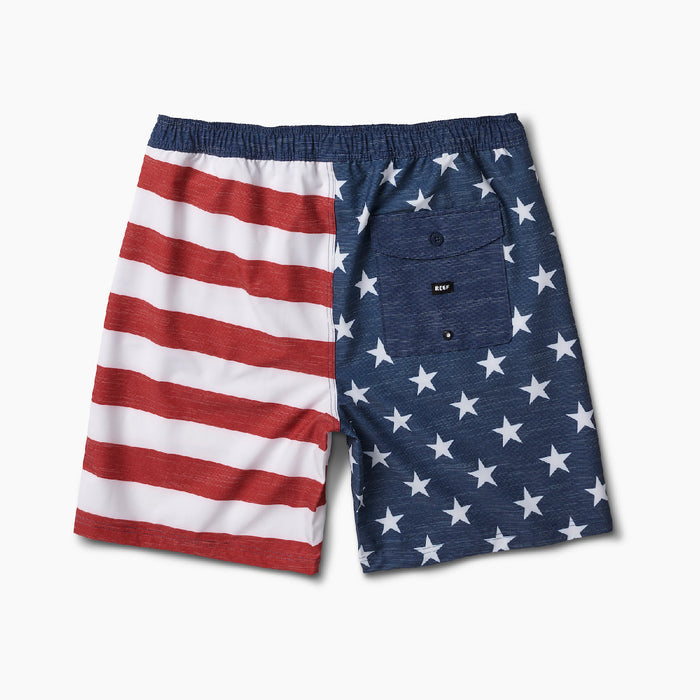 Hancock E Waist Short - Insigna Blue - Back View