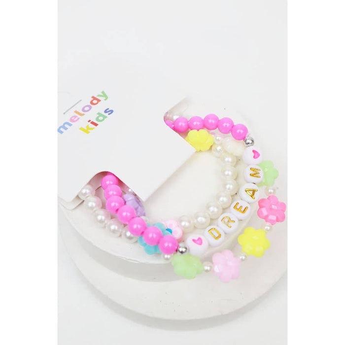 Happy and Dream Kids Bracelet Set Love and Repeat- Tilden Co.