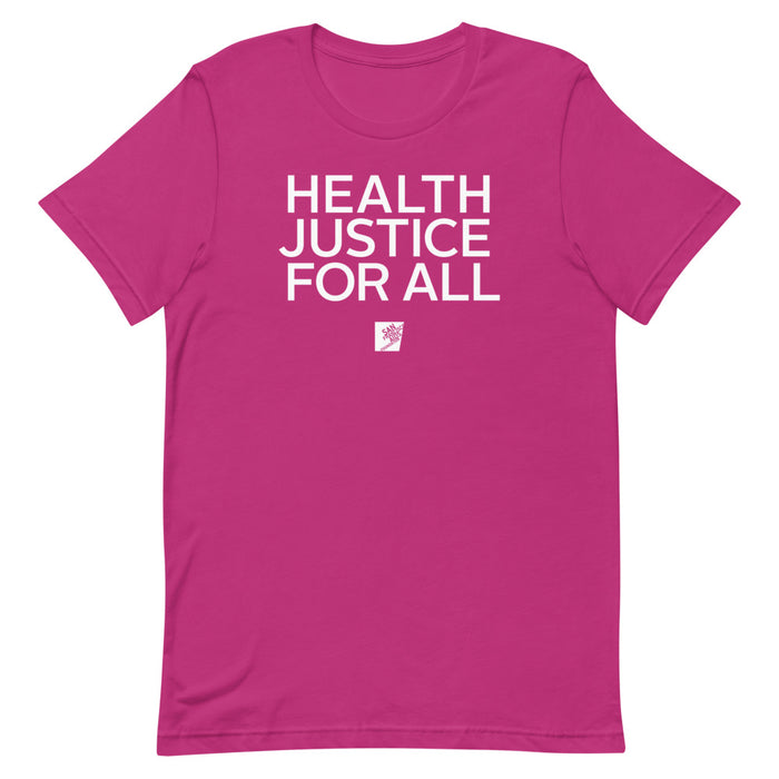 Health Justice for All Short-Sleeve Gender Neutral T-Shirt