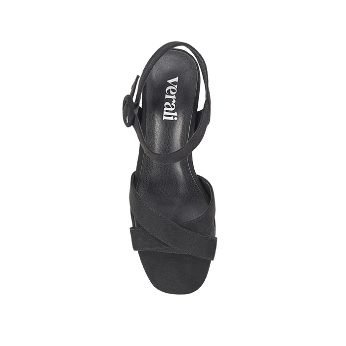 Heppell Platform Heels - Black Micro