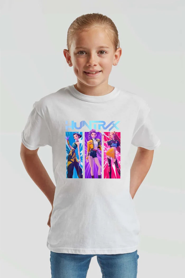 Kids Cute K-Pop Anime Graphic T- Shirt