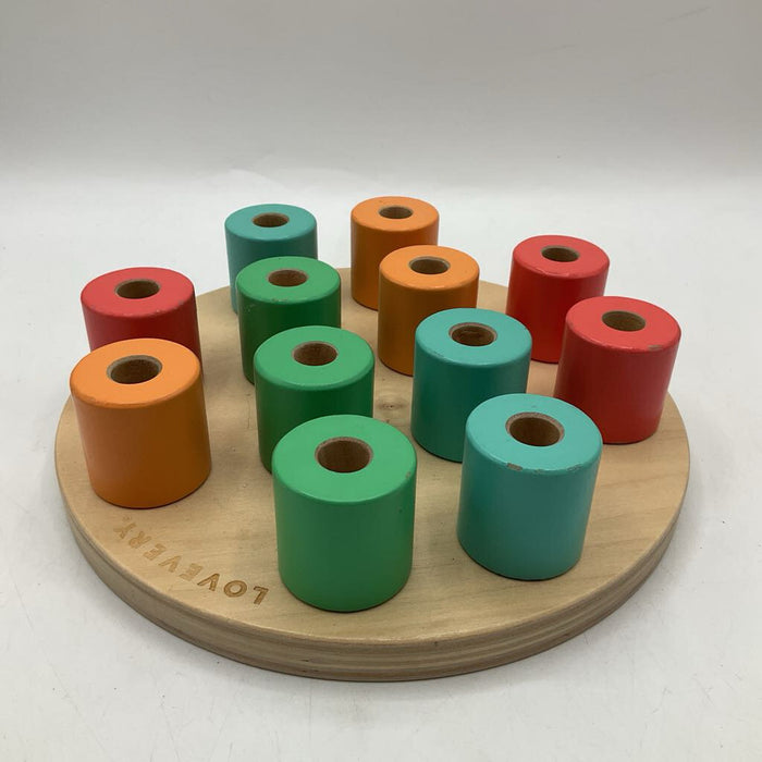 Lovevery Wooden Stacking Pegboard