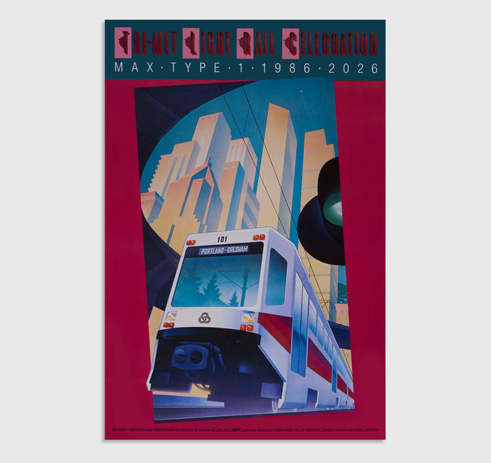 MAX Light Rail Celebration Poster