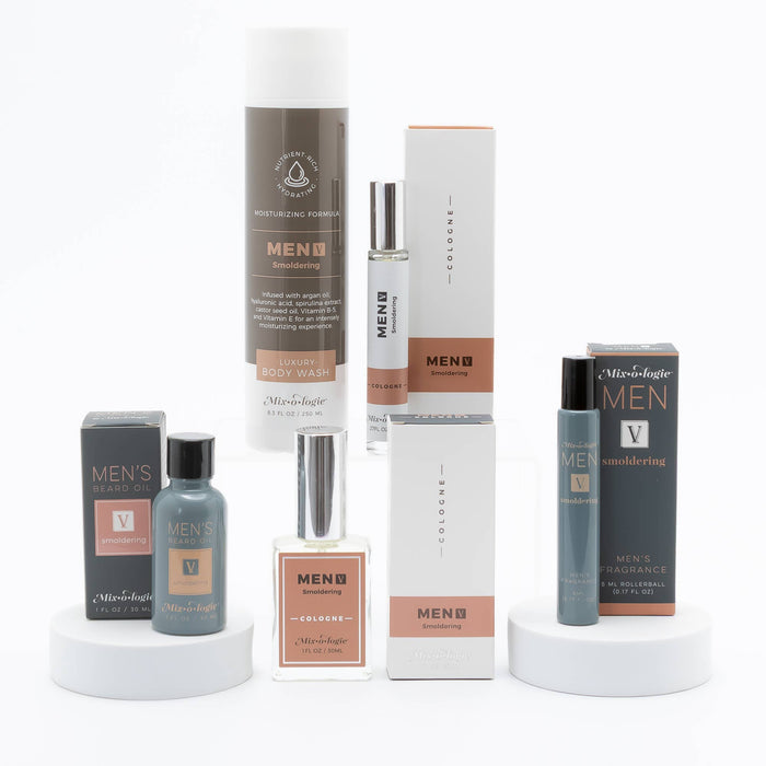 Men's V (smoldering) | Cologne Oil Rollerball Cologne Mixologie- Tilden Co.