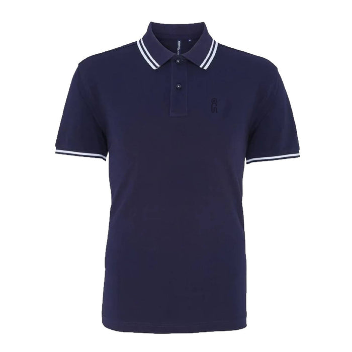 OCS Logo Navy / White Tipped Polo Shirt