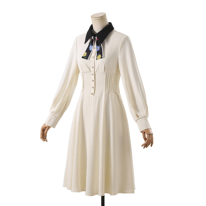 【Partially Ready For Ship】【Size XS-XL】DokiDoki-R Anime MARRIAGETOXIN Cosplay Mei Kinosaki Costume White Dress