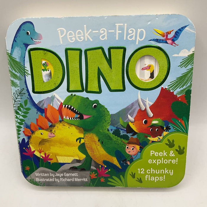 Peek-A-Flap Dino (boardbook)