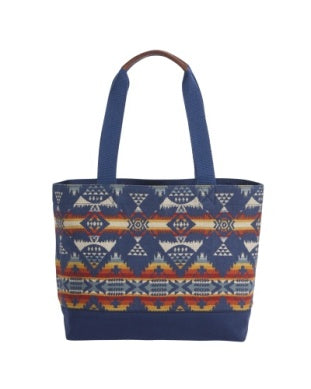 Pendleton Traditions City Zip Tote in Nehalem Navy