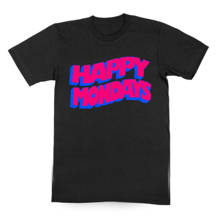 Pink Logo Black T-Shirt