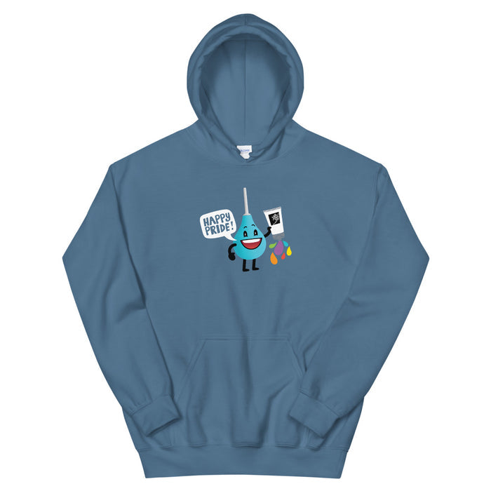 Pride with Rainbow Lube Douchie: Gender Neutral Hoodie