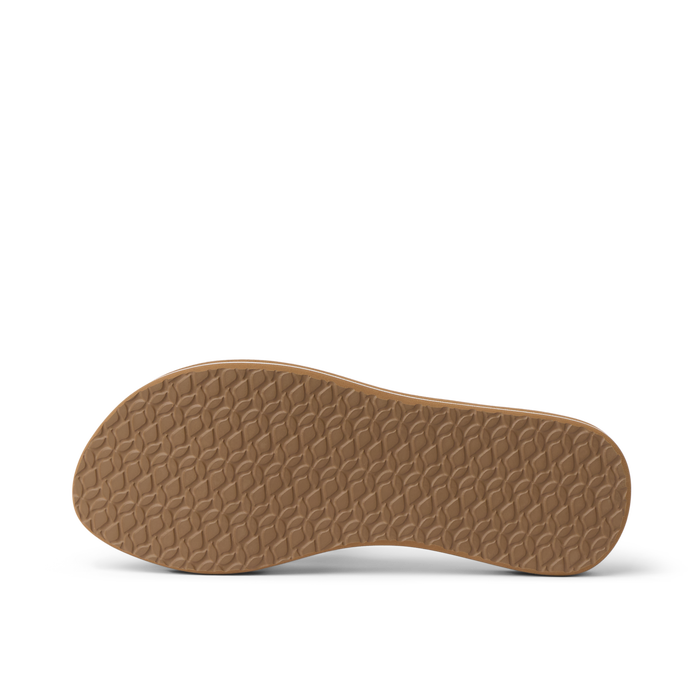 Reef Cushion Breeze adult women's shoe sole facing up, close-up of textured outsole for durable beach comfort.