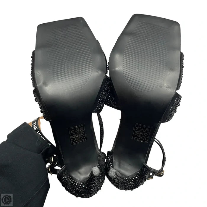 Sandals Heels Stiletto By Public Desire In Black, Size: 7