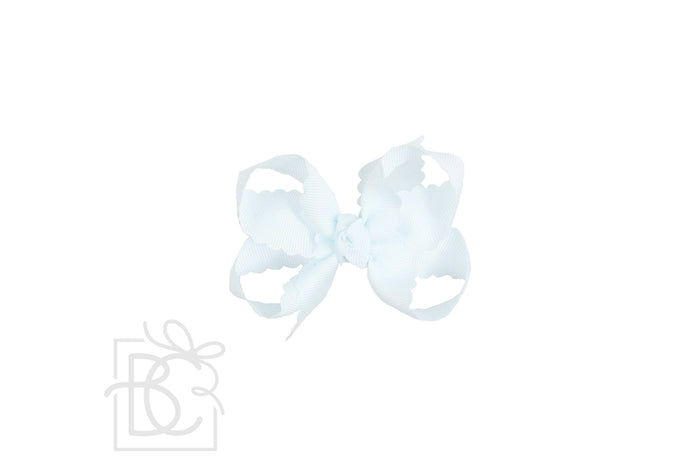 SCALLOPED EDGE BOW - Premium Hair Bows from Beyond Creations, LLC - Just $9.95! Shop now at Pat's Monograms