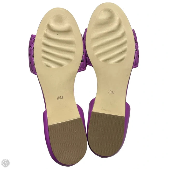 Shoes Flats By Talbots In Purple, Size: 10