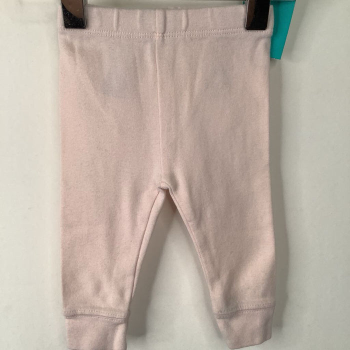 Size 0-3m: Cloud Island Pink Leggings