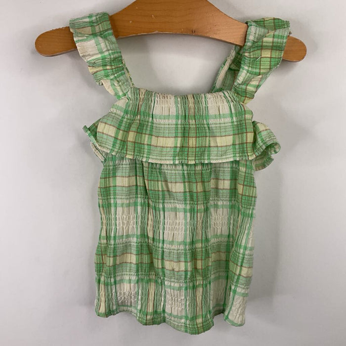 Size 18-24m: Zara Green/White Plaid Tank Top