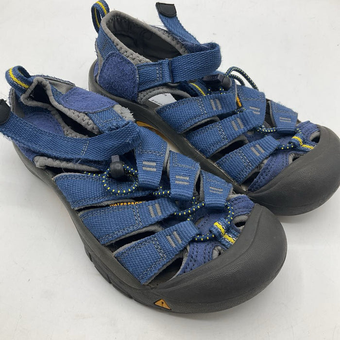 Size 1Y: KEEN Blue Velcro Strap Sandals