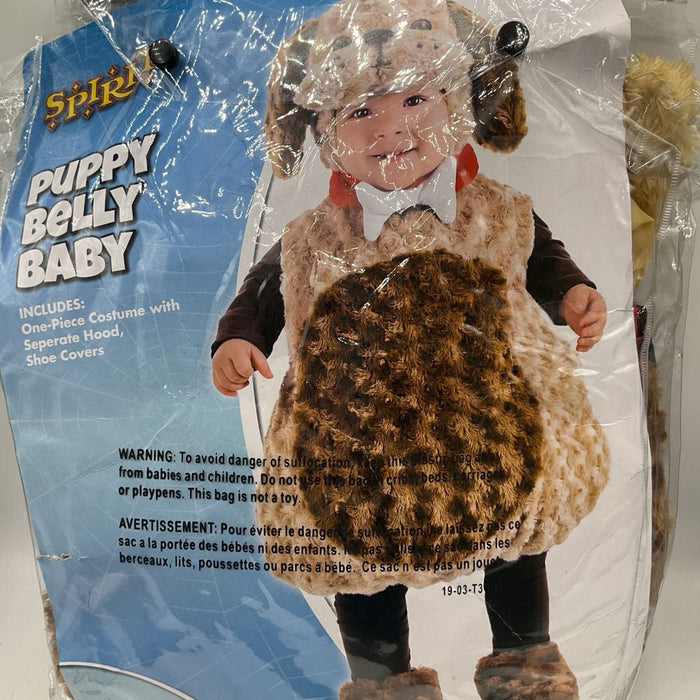 Size 2-4 Spirit Puppy Belly Baby 3pc Costume
