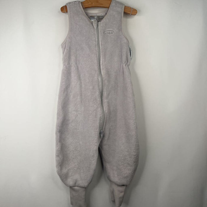 Size 2: Halo Grey Fleece Sleepsack