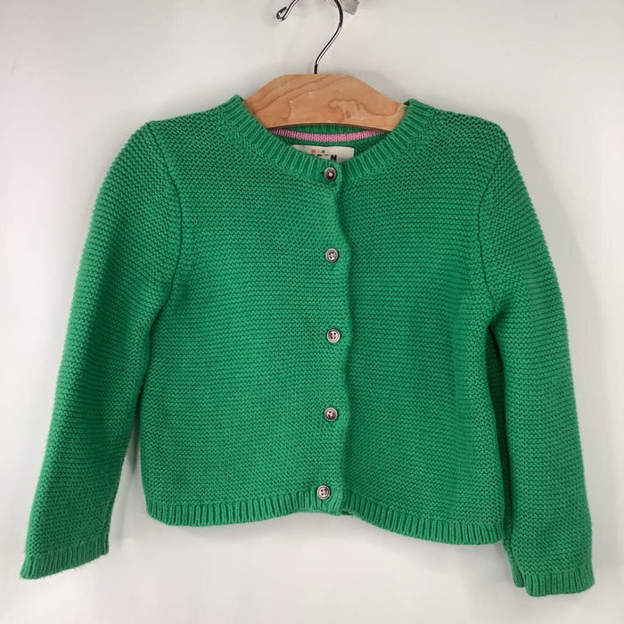 Size 3-4: Mini Boden Green Knit Cardigan