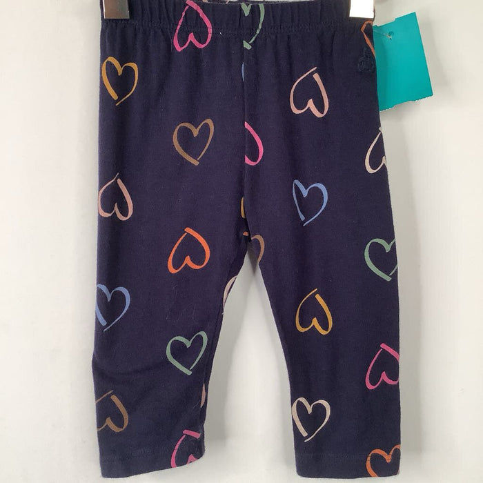 Size 3-6m: Gap Blue Hearts Leggings