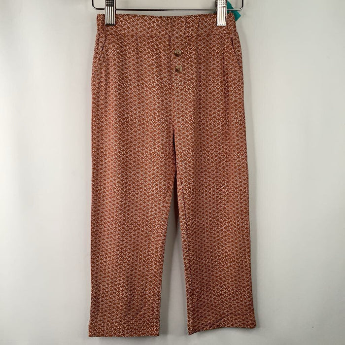 Size 3: Kate Quinn Orange/White Leggings
