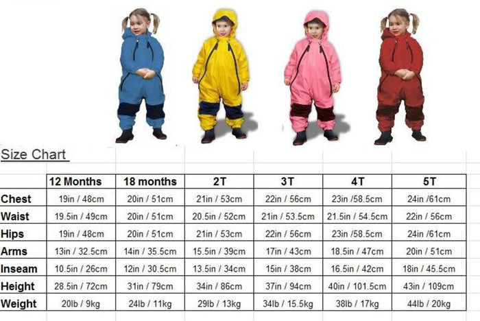 Size 3: Muddy Buddy Tuffo YELLOW Rain Suit NEW
