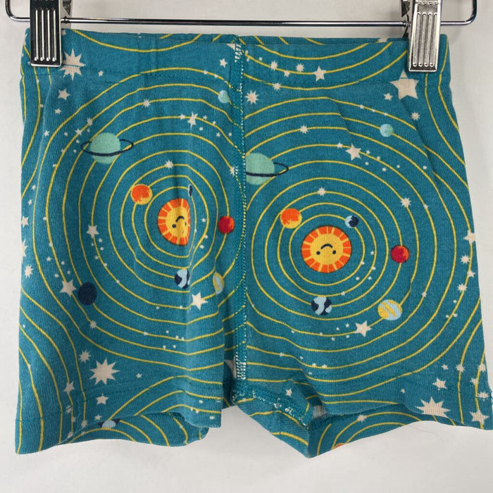 Size 4 (100): Hanna Andersson Blue Solar System 2pc Shorty PJs