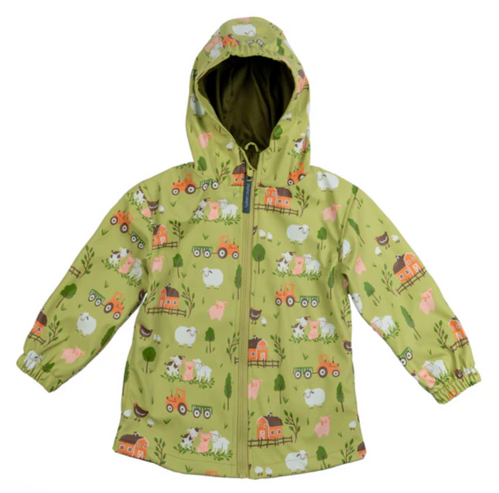 Size 4/5: Stephen Joseph FARM Raincoat NEW