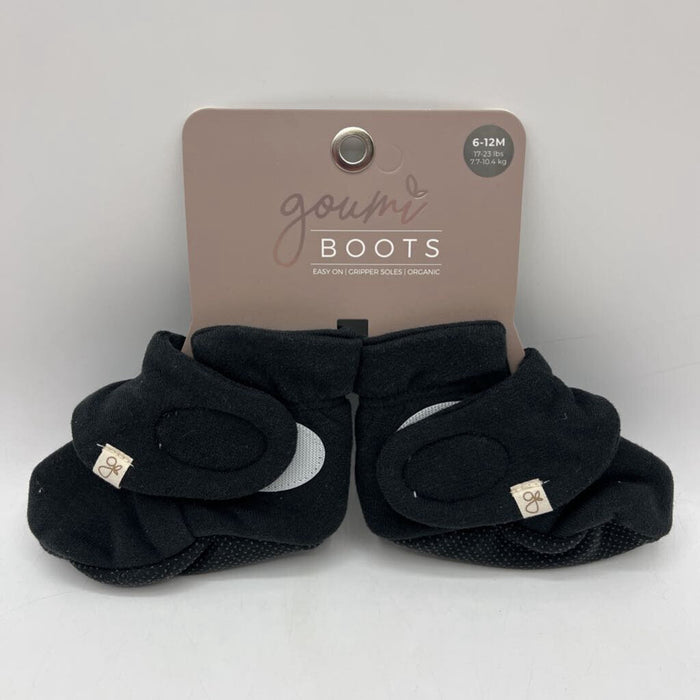 Size 6-12m: Goumi Black Grip Sole Booties NEW