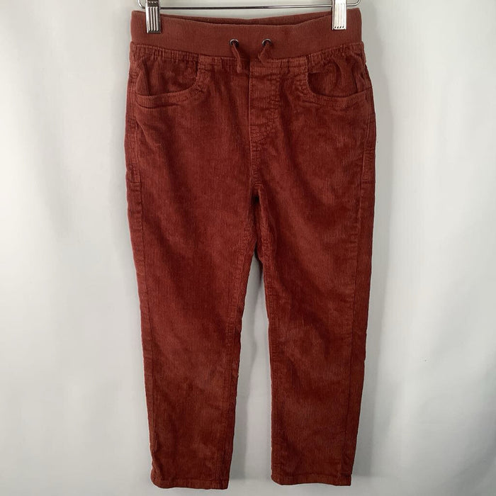 Size 6-7 (120): Hanna Andersson Brown Drawstring Corduroy Pants