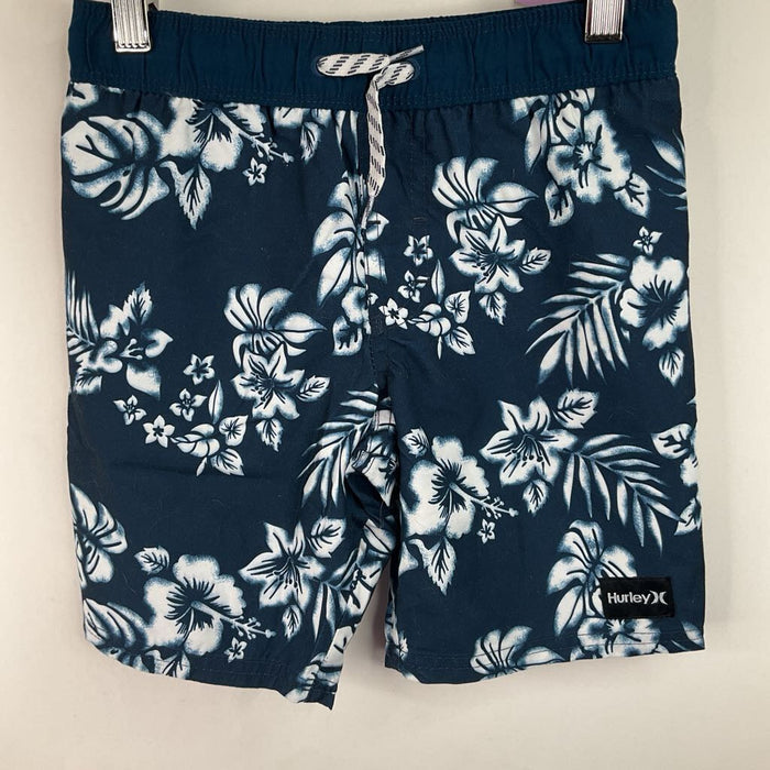 Size 6: Hurley Navy Sealife Swim Trunk