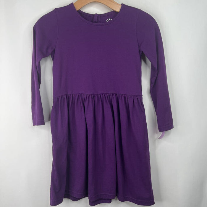 Size 8-9: Primary Purple Long Sleeve Dress