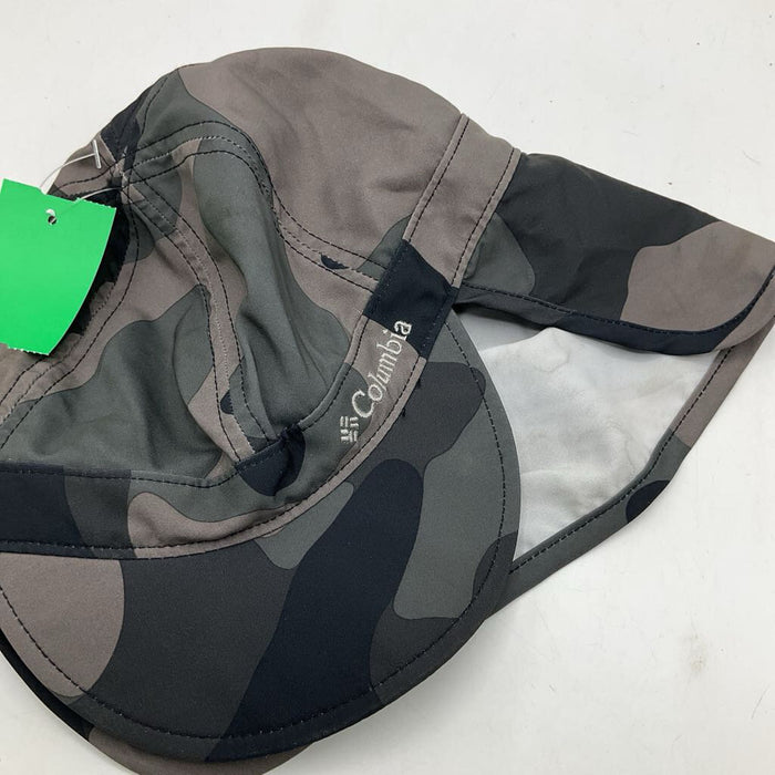 Size S/M: Columbia Green Camo Sun Hat