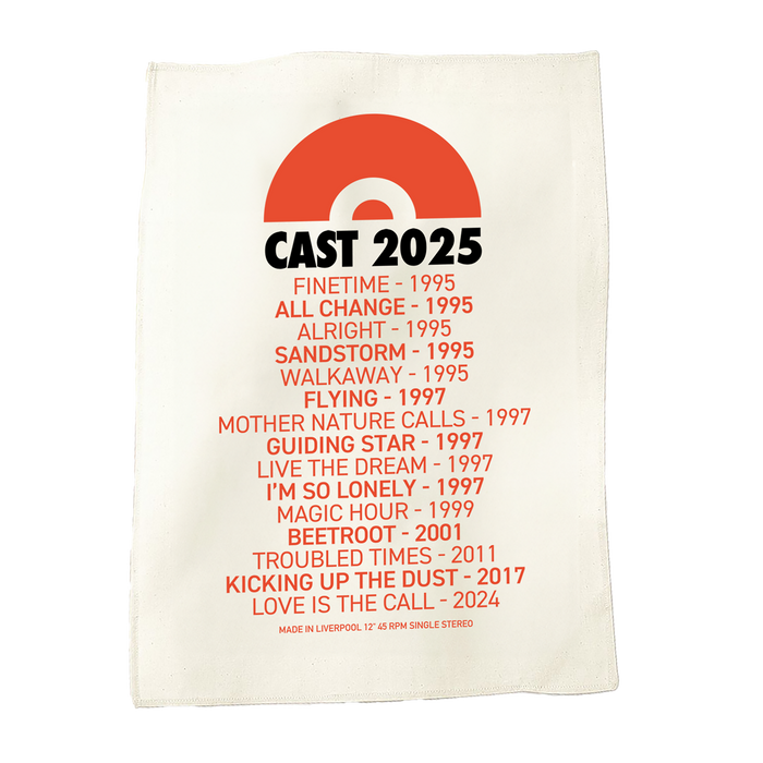 Songs Tea Towel Natural