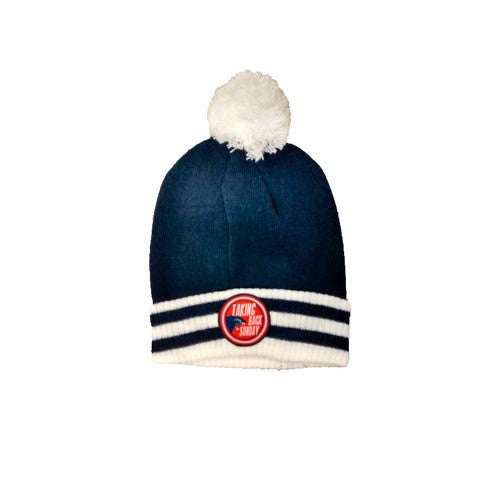 Striped Bobble Hat
