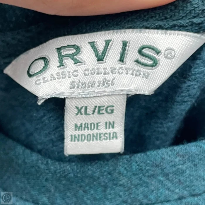 Sweatshirt Crewneck By Orvis In Green, Size: Xl