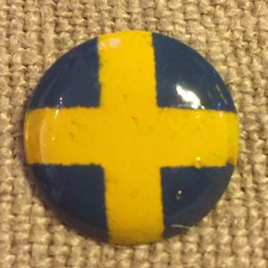 Swedish Flag Badge 33 mm m/1910