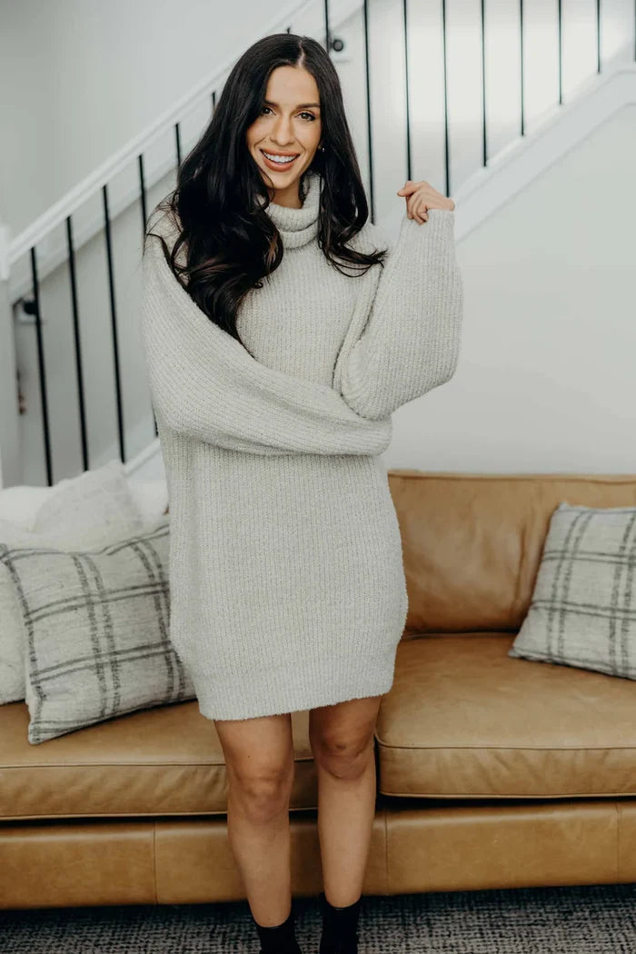 The Verity Dress in Eggnog Knee Length Dress Mikarose- Tilden Co.