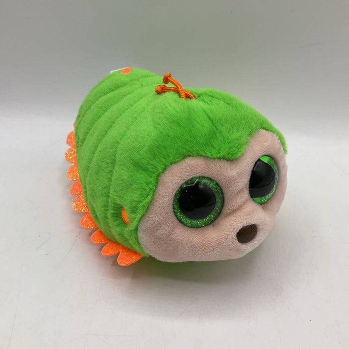 Ty "Pilar" Green/Orange Caterpillar Plush