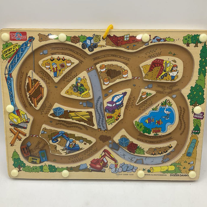 Wooden Magnetic "Dozer Danny" Puzzle