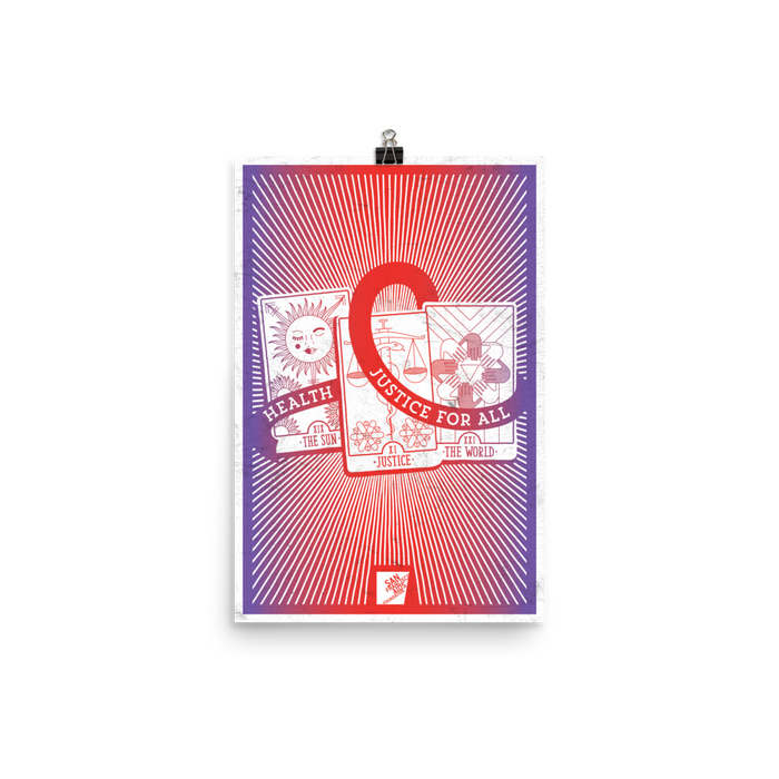 World AIDS Day, Radiant Tarot Reading 12x18 Poster