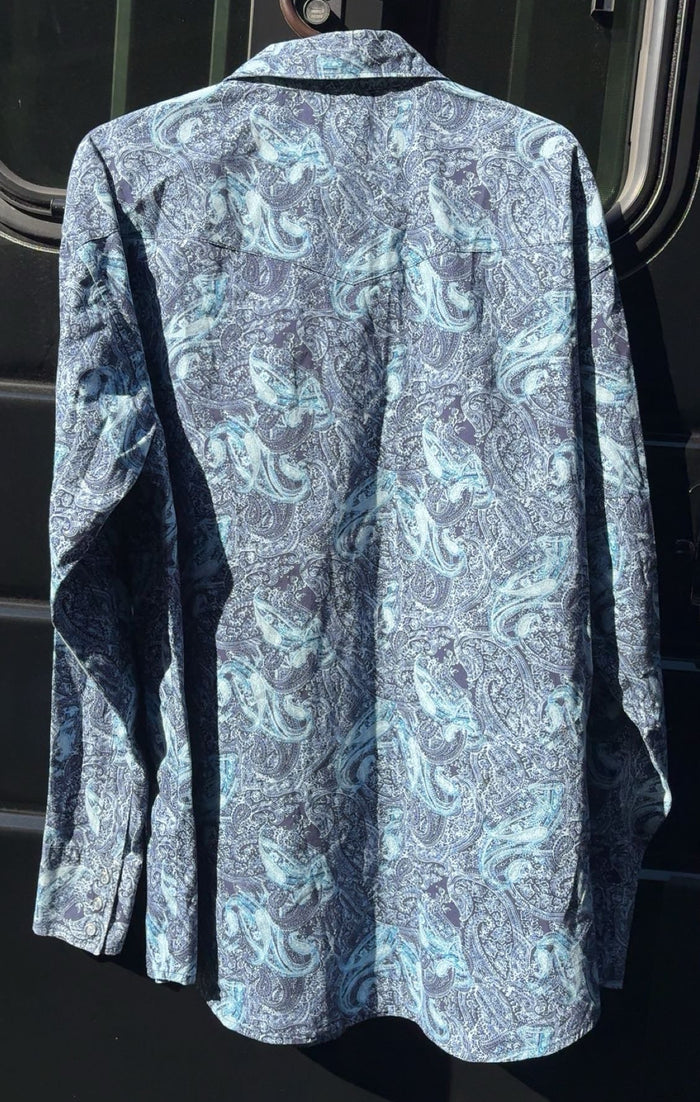 Wrangler National High School Rodeo Association - All Star Rodeo Team Blue & Purple Paisley
