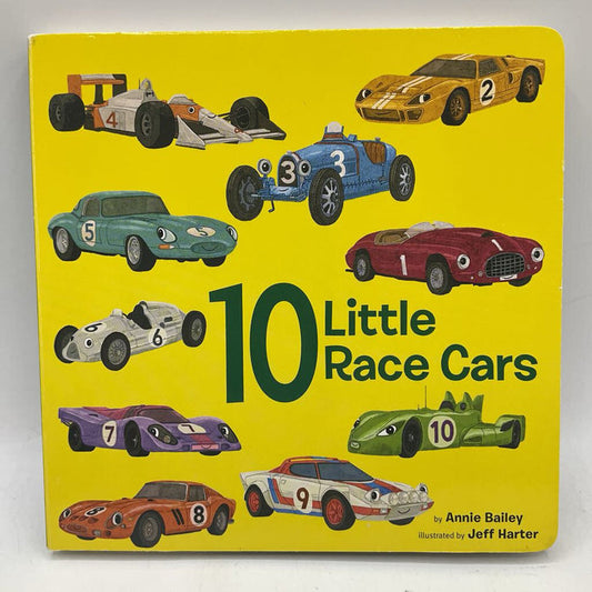 10 Little Race Cars (board book)